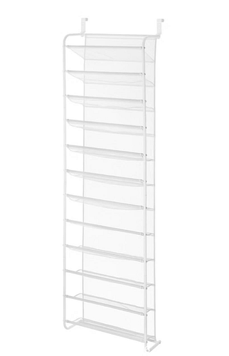 ClosetMaid 36-Pair White Shoe Rack Organizer – New/Open Box (1 of 3)