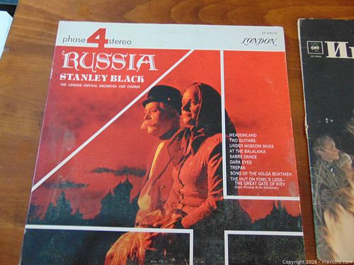 Lot of Ukrainian & Russian USSR  12" LPs – Rebroff, Moiseyev, Soviet Army Chorus (1 of 11)