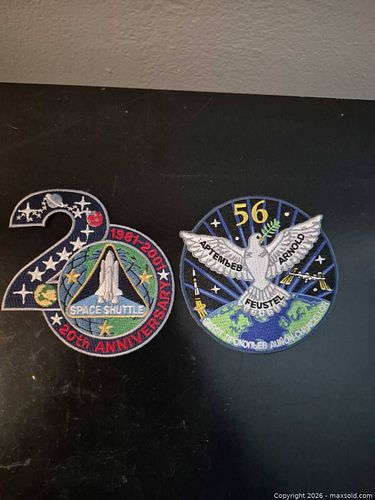 20th Anniversary Space Shuttle Embroidered Patch (STS-56/Dove) (1 of 4)