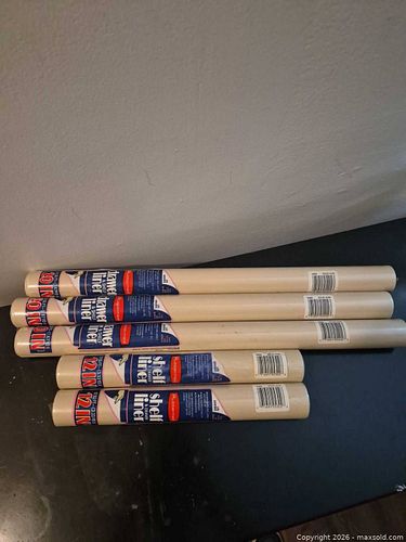 Rubbermaid Shelf & Drawer Liner 5-Pack Beige 12 in & 20 in (1 of 5)