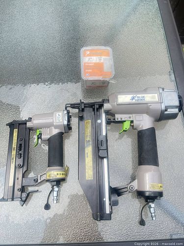 Blue Hawk 16-Gauge Pneumatic Finish Nailers, Lot of 2 (1 of 3)
