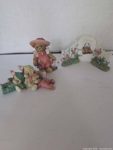 Cherished Teddies Enesco Resin Teddy Bear Figurine Lot (3+) (1 of 14)