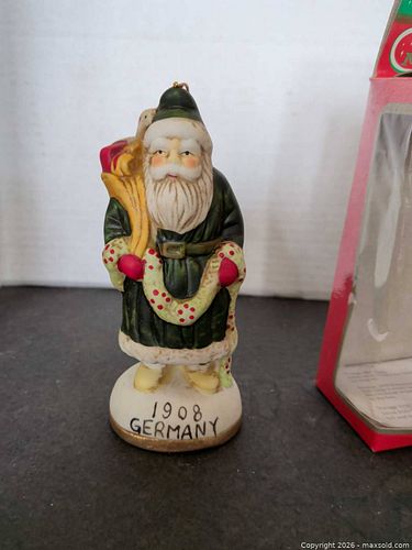 Porcelain/Ceramic Santa Figurine, Marked 1908 Germany (1 of 6)