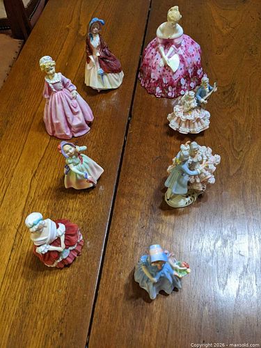 Porcelain Collectible Figurine Lot (6-10) Victorian Style (1 of 8)