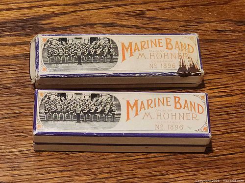 Hohner Marine Band No. 1896 Harmonica — Set of 2 (1 of 3)