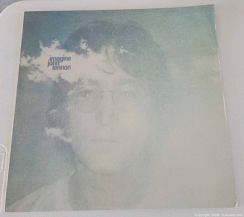 John Lennon - "Imagine" Vinyl Record w/ Poster (1 of 5)