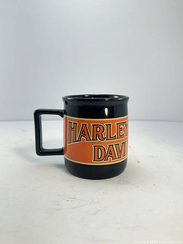 Harley-Davidson 2013 Ceramic Black & Orange with Logo (1 of 3)