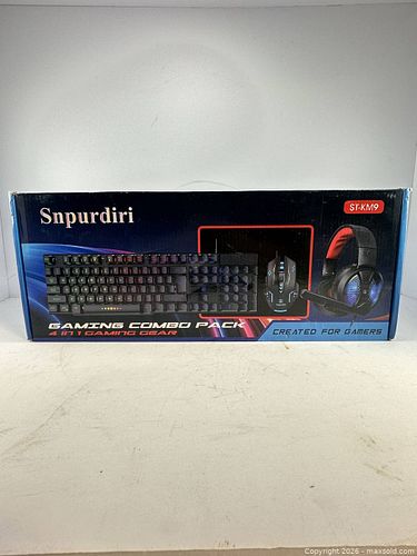 Snpurdiri ST-KM9 Wired Gaming Combo — Keyboard, Mouse, Headset, Pad (1 of 3)