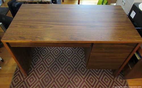 Wood Office Desk with File Drawer – 48" x 24" (1 of 6)