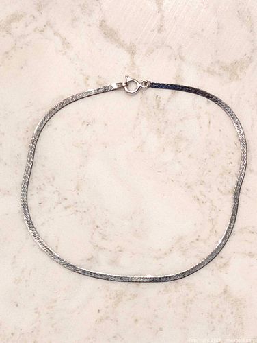 14k White Gold 8" Bracelet  (1 of 3)