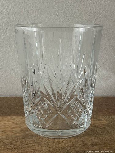 Godinger Dublin Crystal Waste Basket or Ice Bucket  (1 of 4)