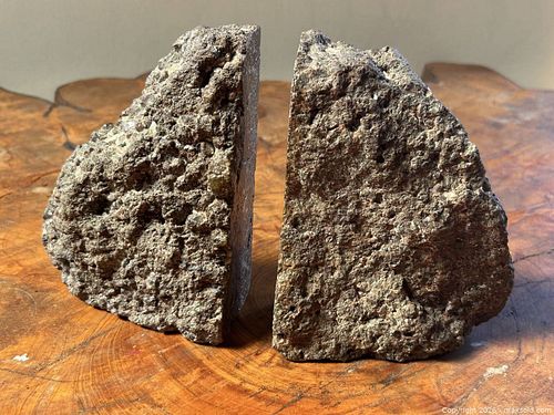 Solid Green Stone Bookends  (1 of 4)