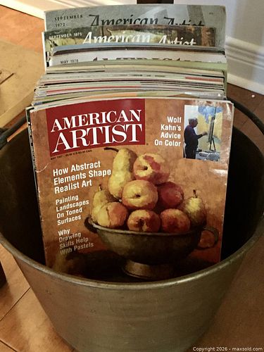 vintage "AMERICAN ARTIST" magazines (70s 80s 90s) (1 of 5)