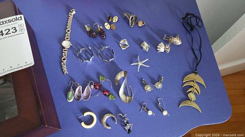 Assorted Costume Jewelry Set — Earrings, Necklace, Bracelet (6–15 pcs) (1 of 14)