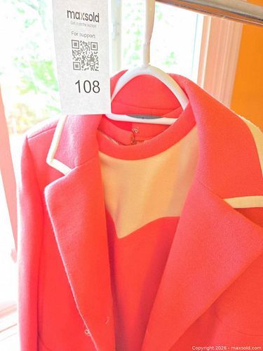Vintage 1960s Wool Coat and Dress Set (1 of 14)