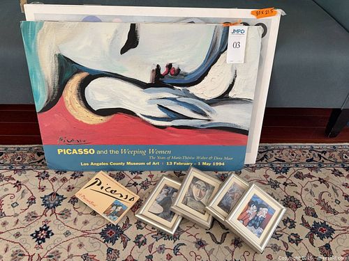 Museum Posters & Small Framed Prints Lot — Picasso & Kandinsky (1 of 9)