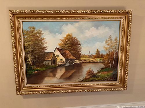 Original Framed Landscape Painting (1 of 4)