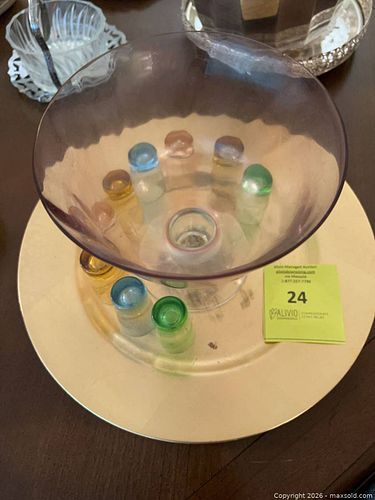 vintage decorative glassware set (1 of 10)