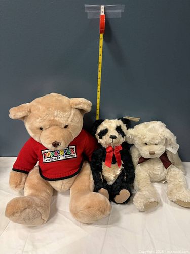 3 Bombay & Toys R Us Plush Teddy Bears, Medium–Large (1 of 8)