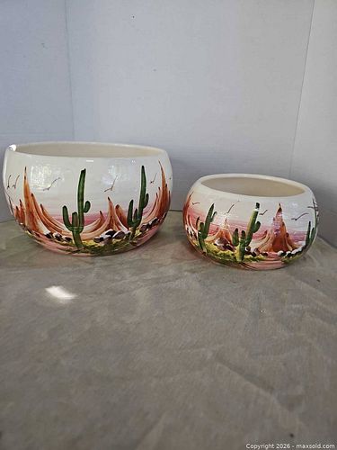 Hand painted planters (1 of 15)