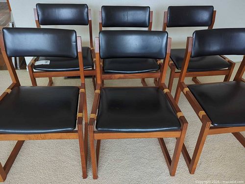 Mid-Century Modern Wood Dining Chairs (1 of 10)