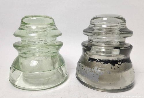 Glass Insulator (2X) Lot C (1 of 6)