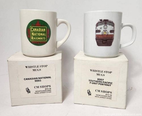Whistlestop Railroad Coffee Mugs - Canadian  National Railways / Southern Pacific  (1 of 5)
