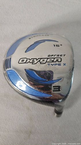 Oxygen Offset Type X 15 Golf Club Head (1 of 2)