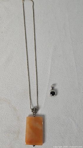 Sterling Silver Necklace  & Pendant (1 of 4)