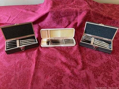 Laguiole/ Chestnut Tools Stainless Steel Butter Spreader Knife Sets, 14 pcs total (1 of 9)