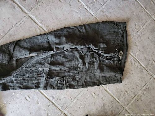 Men's Juicy Couture Forest Green Cargo Pants with drawstring, Size L (1 of 3)