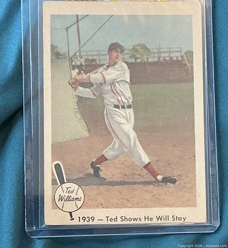 1959 Fleer Ted Williams Vintage Baseball Card-Authentic (1 of 4)