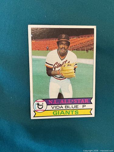 1979 Topps Vida Blue Baseball Card (1 of 4)
