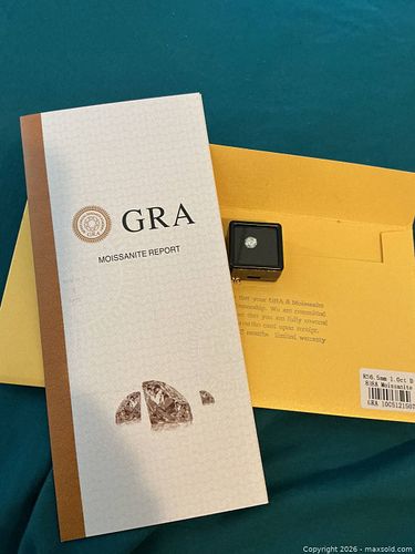1 Carat Moissanite GRA Certified (1 of 4)
