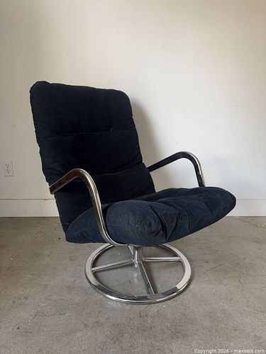 Vintage IKEA Smedsta Swivel Lounge Chair (1 of 7)