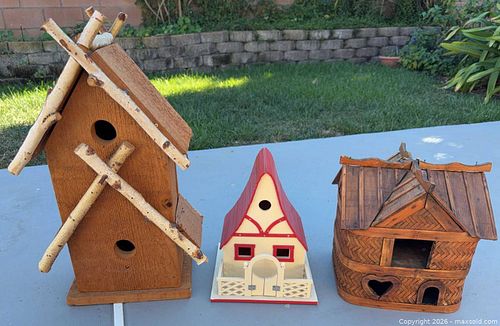 3 Unique Bird Houses (1 of 16)