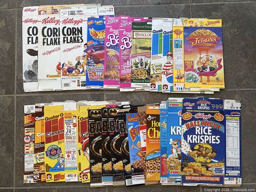 Vintage 90s Cereal Boxes (1 of 16)