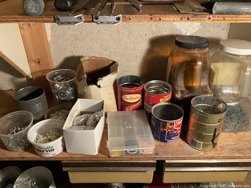 Assorted Screws, Nails, Anchors & Cabinet Fittings - Mixed Hardware (1 of 4)