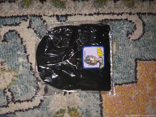 Black Vegeta Knit Beanie - One Size Adult (1 of 5)