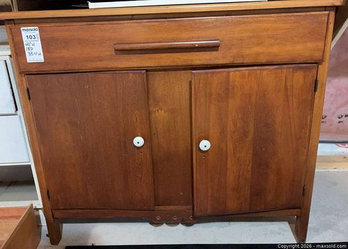 Wood Cabinet  (1 of 6)