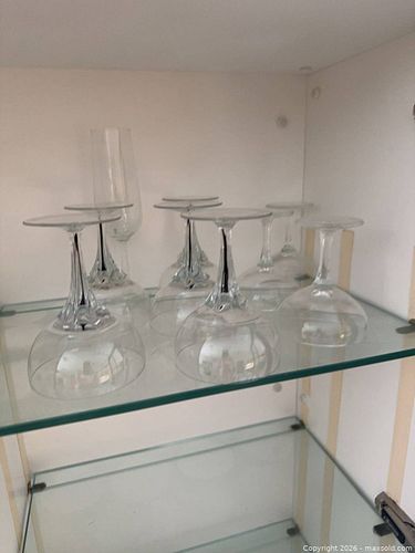 Champagne coupes and flute (1 of 5)