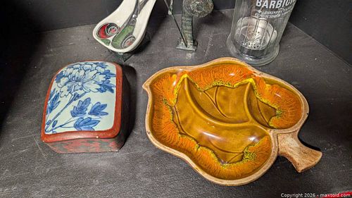 Mixed Vintage Ceramic, Glass & Metal Collectible Lot (1 of 5)