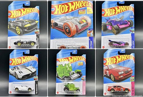 Hot Wheels Cosworth, Dessert Drifter, Corvette, Pagani & More Lot of 6 New Carded  (1 of 7)