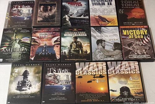 Lot of 14 War & Documentary DVDs (Various Titles)  (1 of 4)