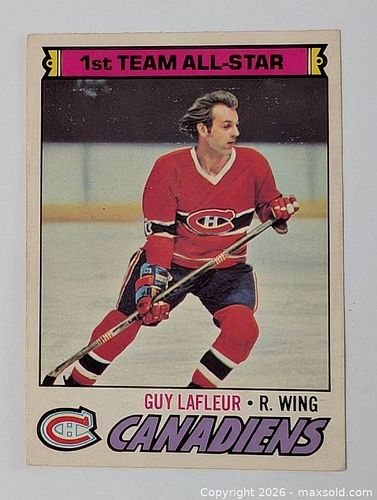 1977-78 OPC Guy Lafleur Hockey Card  (1 of 7)