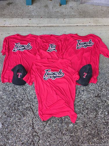 Triangle Baseball Red & Black Jersey Lot (1 of 3)