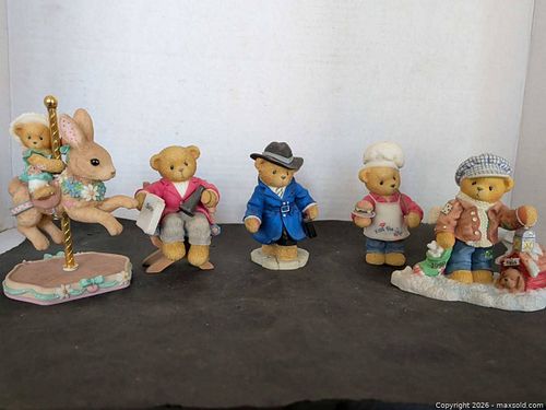 Cherished Teddies Enesco Resin Figurine Lot of 5 (1990s) (1 of 11)