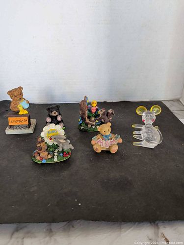 Cherished Teddies Resin & Glass Figurine Lot (4-6) (1 of 11)