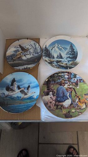 Set of 4 Limited Edition 125th Porcelain Collectible Plates, 10–12 in (1 of 14)