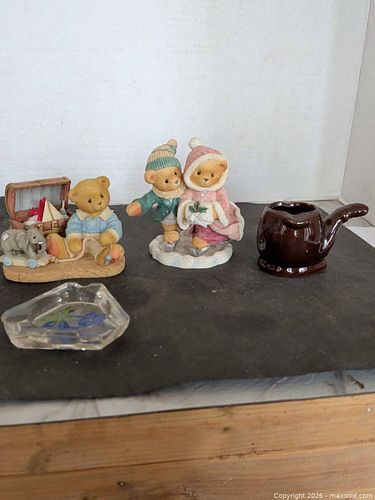 Vintage Japan Marked Collectible Bear Figurines, Planter & Ashtray Lot (1 of 8)